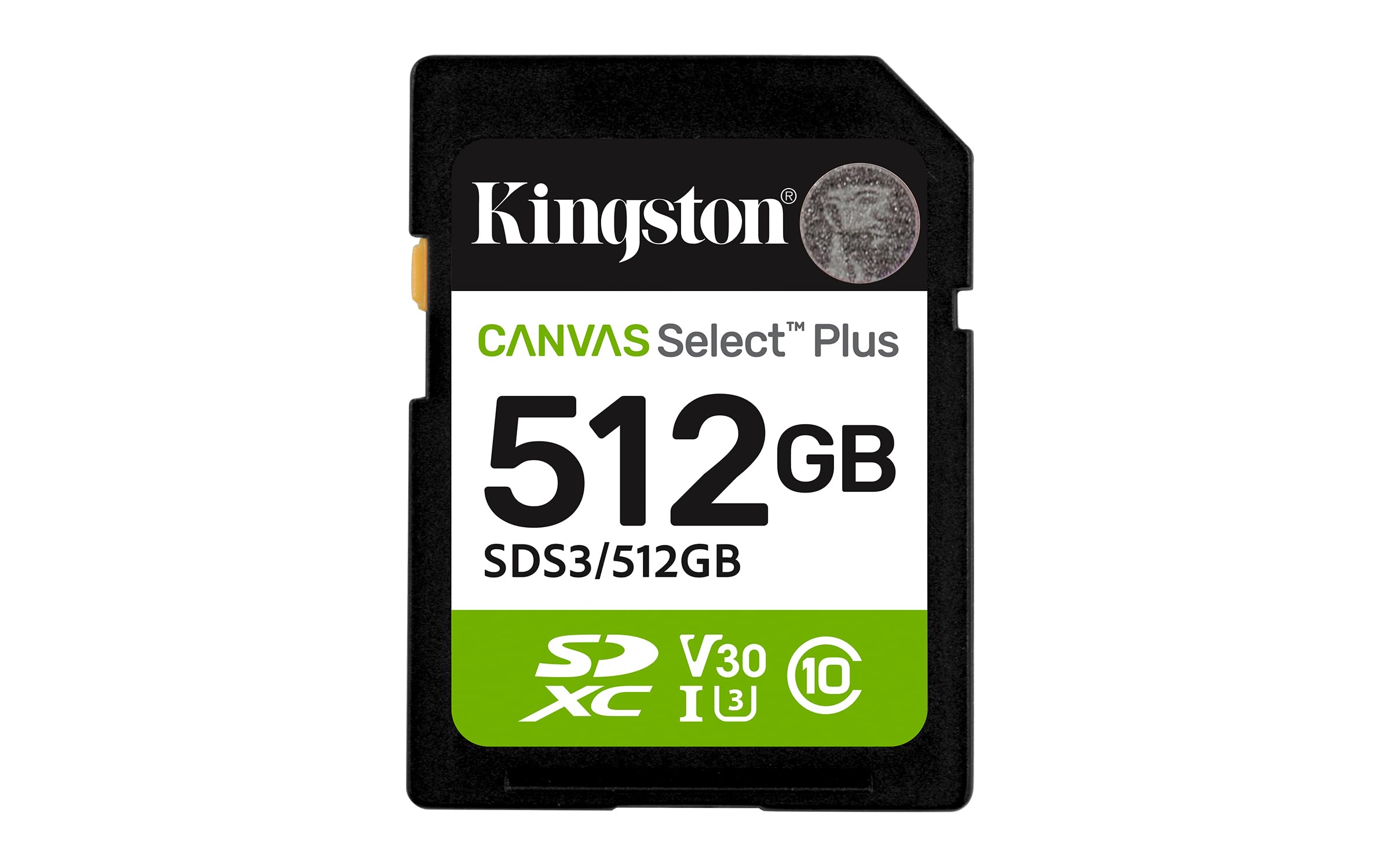 Kingston Canvas Select Plus SDXC Memory Card - Class 10 UHS-I