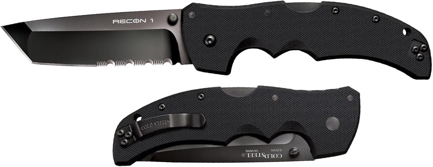 Cold Steel Recon 1 4" S35VN 5.375" G-10 Tactical Folding Knife w/Tri-Ad Lock
