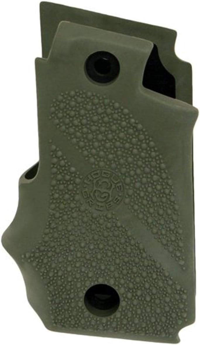 Hogue OverMolded Rubber Wraparound Grip with Finger Grooves for SIG SAUER P238
