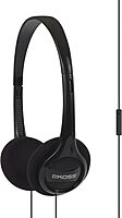Koss KPH7iK On-Ear Headphone with Microphone and in-Line One Touch Remote, Lightweight, 3.5mm Plug, Black