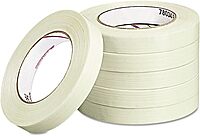 Universal 165# Medium Grade Filament Tape, 18mm x 54.8M, 3 Core, Clear (78034)