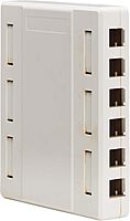 Tripp Lite 12-Port Surface-Mount Box for Keystone Jacks, Additional Breakout Pieces for Wide Compatibility