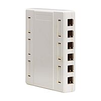 Tripp Lite 12-Port Surface-Mount Box for Keystone Jacks, Additional Breakout Pieces for Wide Compatibility