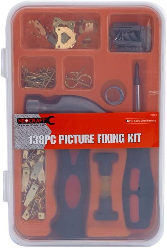Neocraft Picture Fixing Kit, 138 Pieces
