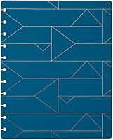 TUL® Discbound Notebook Covers, Letter Size, Blue Geo, Pack of 2 Covers