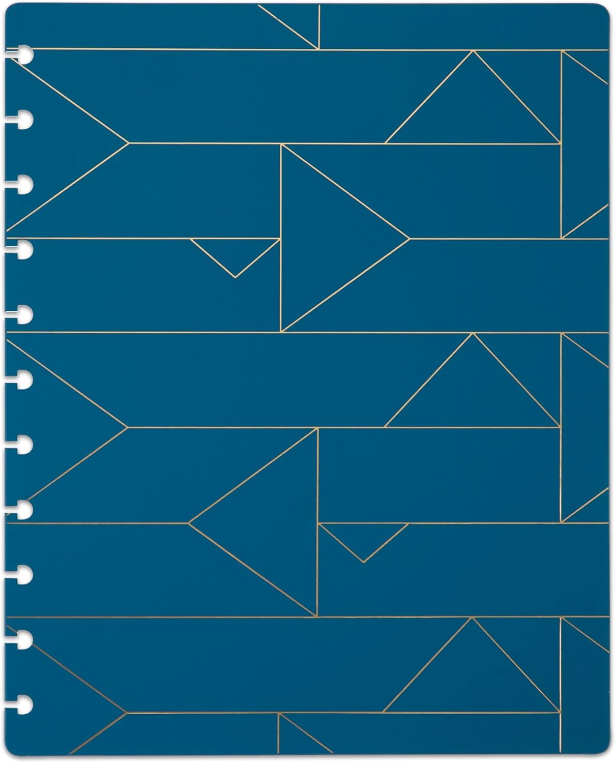 TUL® Discbound Notebook Covers, Letter Size, Blue Geo, Pack of 2 Covers