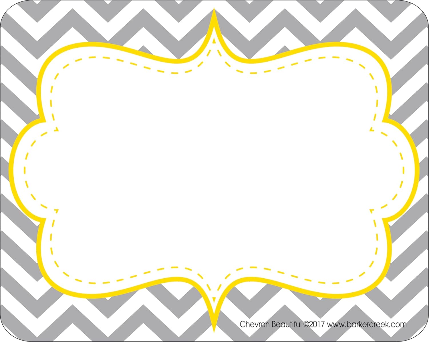 Barker Creek Name Badges & Self-Adhesive Labels, Beautiful Chevron, Multi-Purpose Name Tags, Gift Tags