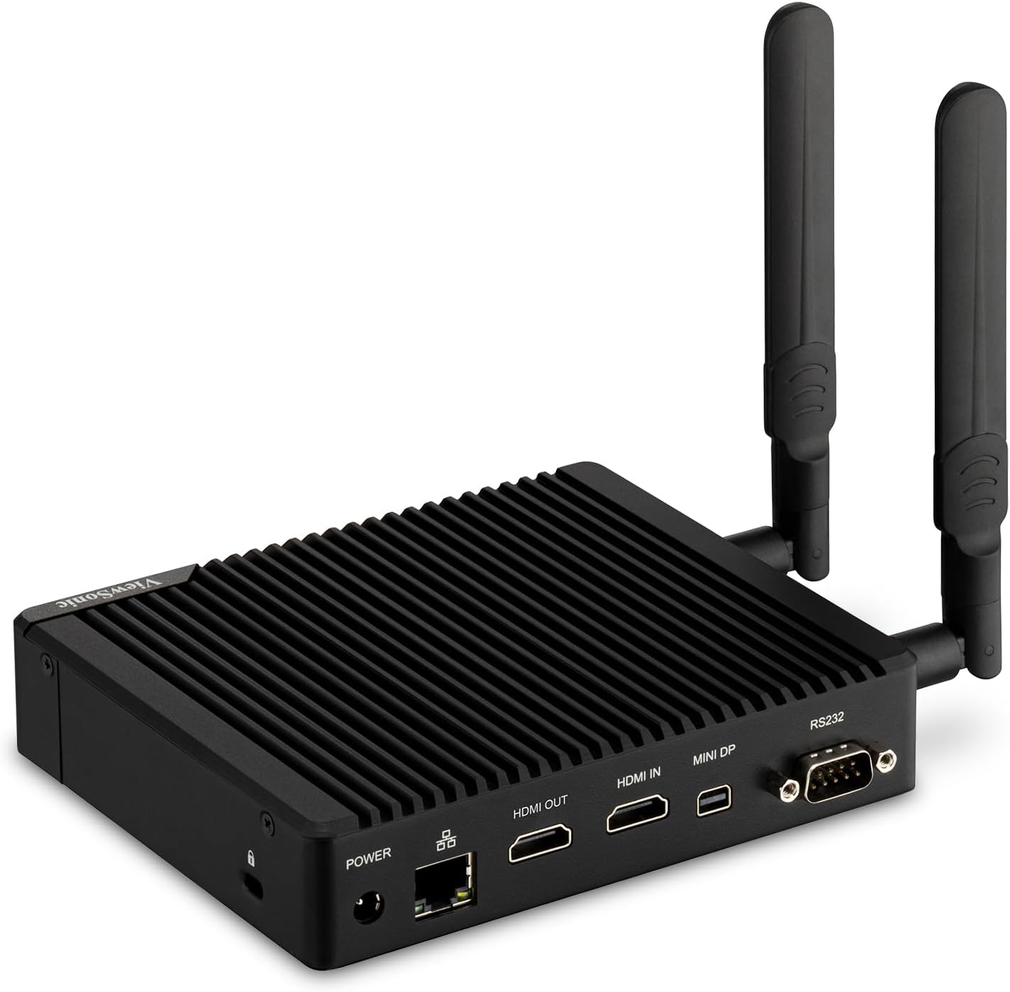 ViewSonic VBS200-A ViewBoard Smart AV Controller for Monitors, Projectors, and Displays Compatible with RS232C with vCast License, HDMI, USB, and Mini DP Inputs