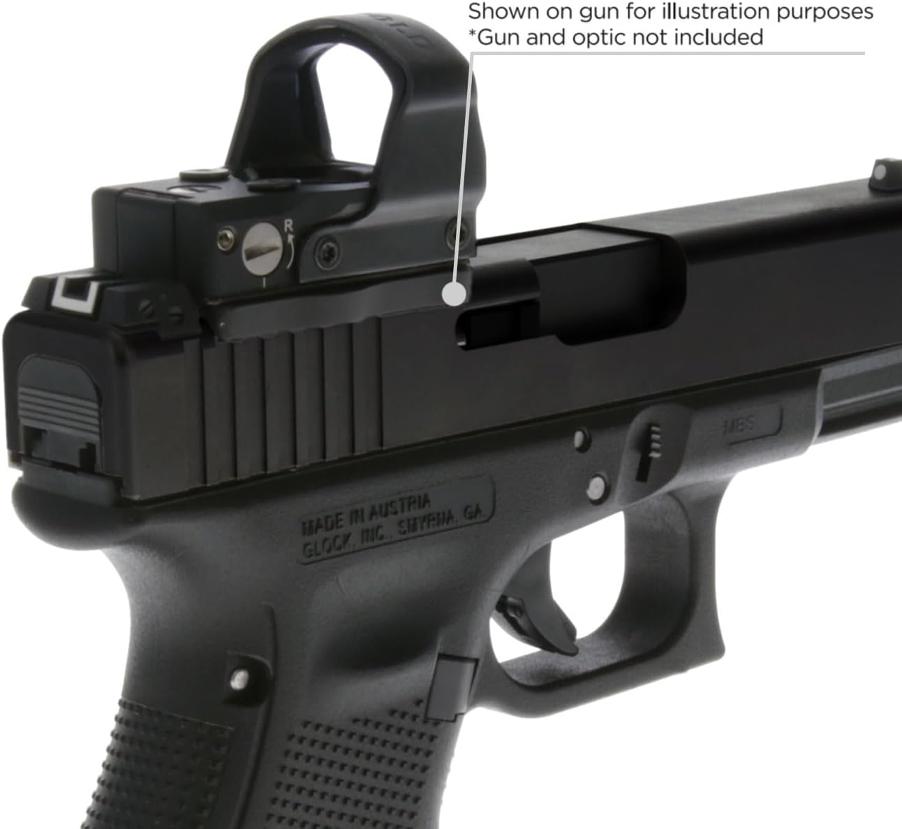 TRUGLO Pistol Red Dot Sight Adapter | RMR to 4-Post Mounting System