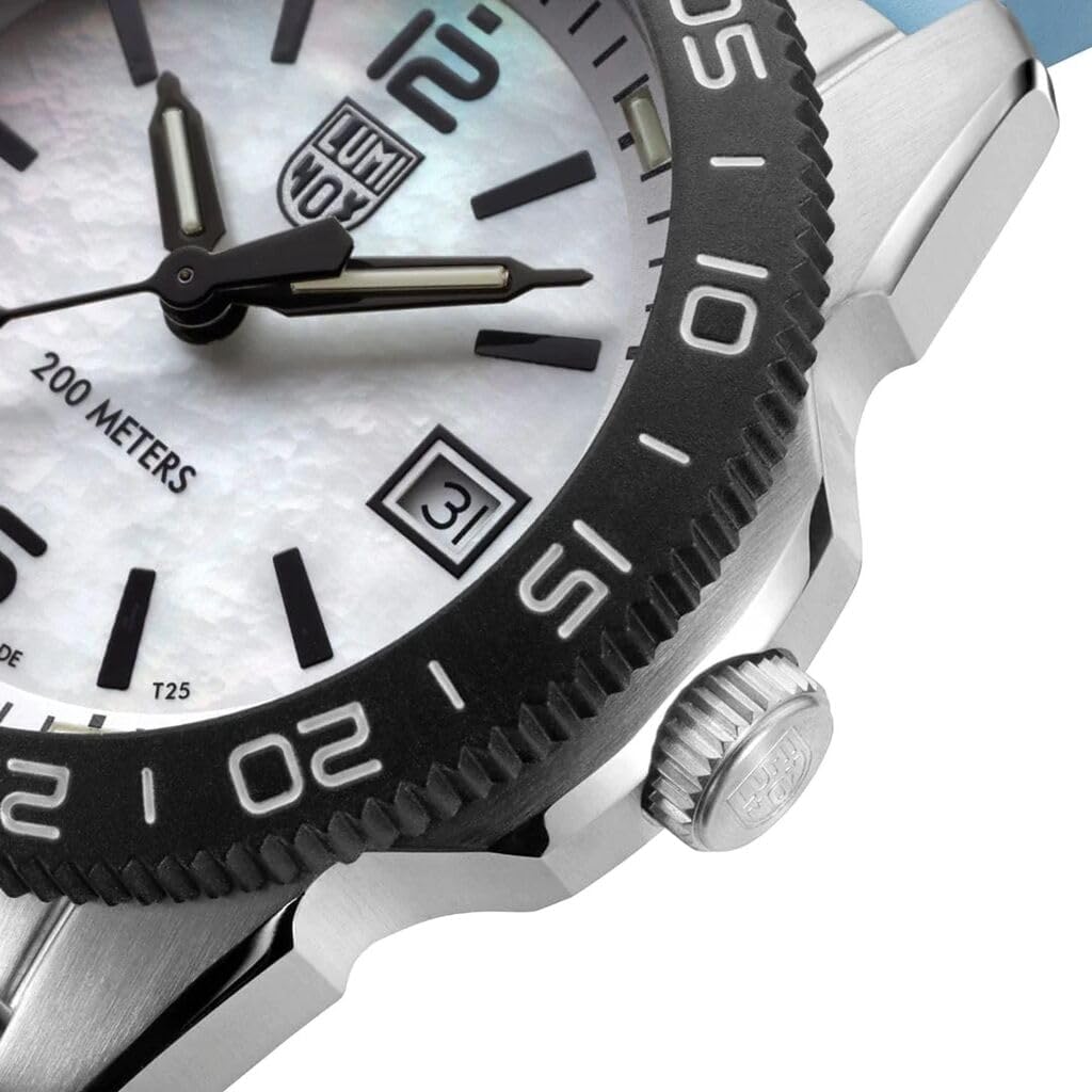 Luminox - Mens Watch - Pacific Diver Ripple Dive Watch - 39 mm - MOP - Black - 20ATM - Mens Watches - Made in Switzerland