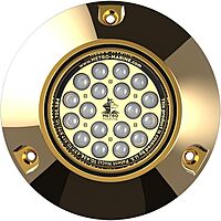 Metro Marine High-Output Submersible Underwater Light w/Intelligent Monochromatic LED'S - Aqua, 45° Beam