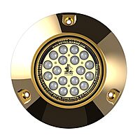 Metro Marine High-Output Submersible Underwater Light w/Intelligent Monochromatic LED'S - Aqua, 45° Beam