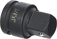 Grey Pneumatic (3009AB) 3/4" Female x 1" Male Adapter Socket with Friction Ball 3/4" Female x 1" Male Adapter w/ Friction