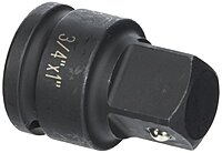 Grey Pneumatic (3009AB) 3/4" Female x 1" Male Adapter Socket with Friction Ball 3/4" Female x 1" Male Adapter w/ Friction
