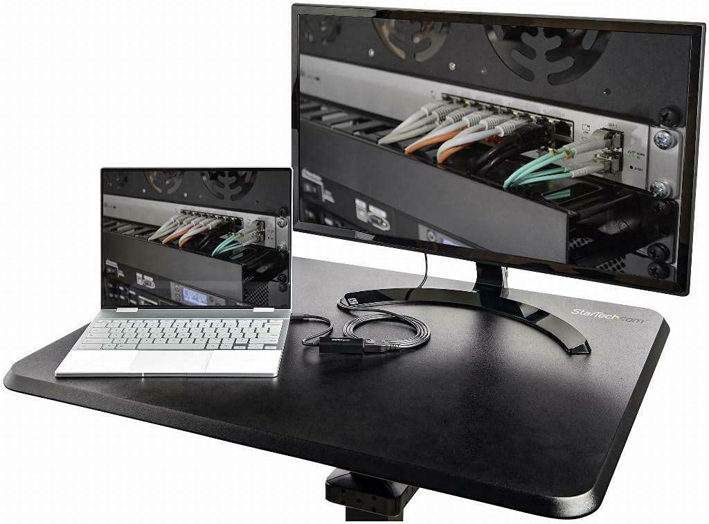 StarTech.com Mobile Adjustable Cart - Height Adjustable Rolling Workstation