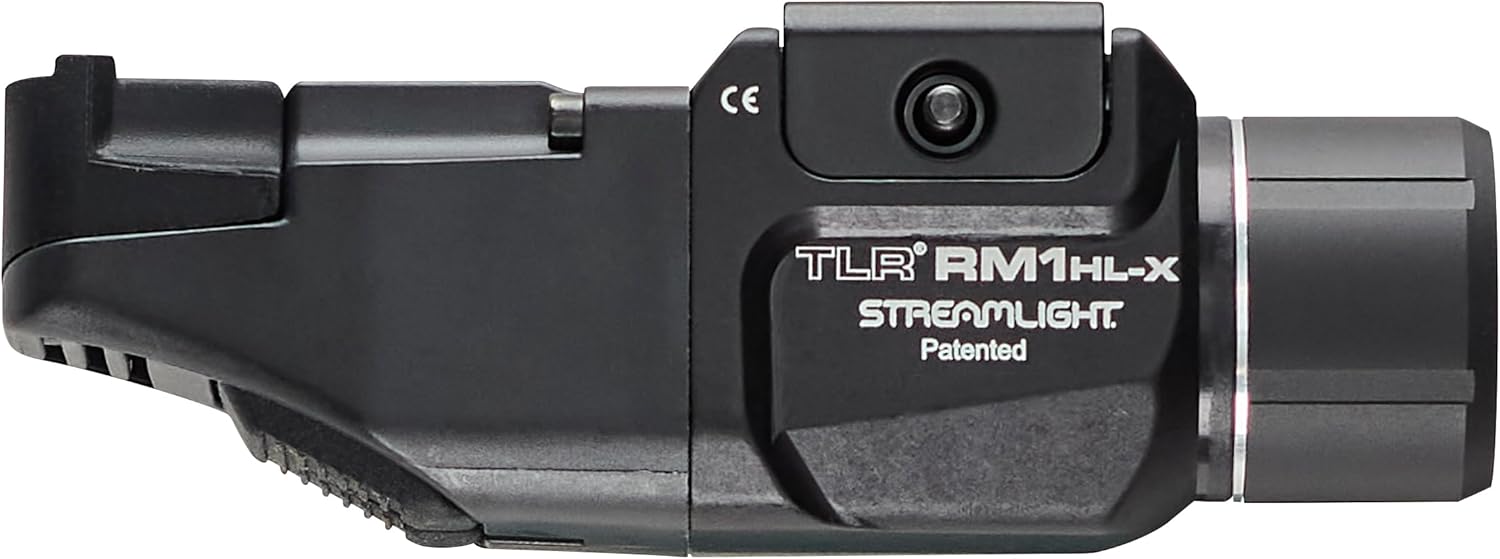 Streamlight 69483 TLR RM 1 HL-X 1000-Lumen 22000-Candela Rail-Mounted Rechargeable Tactical Flashlight with Pressure Switch
