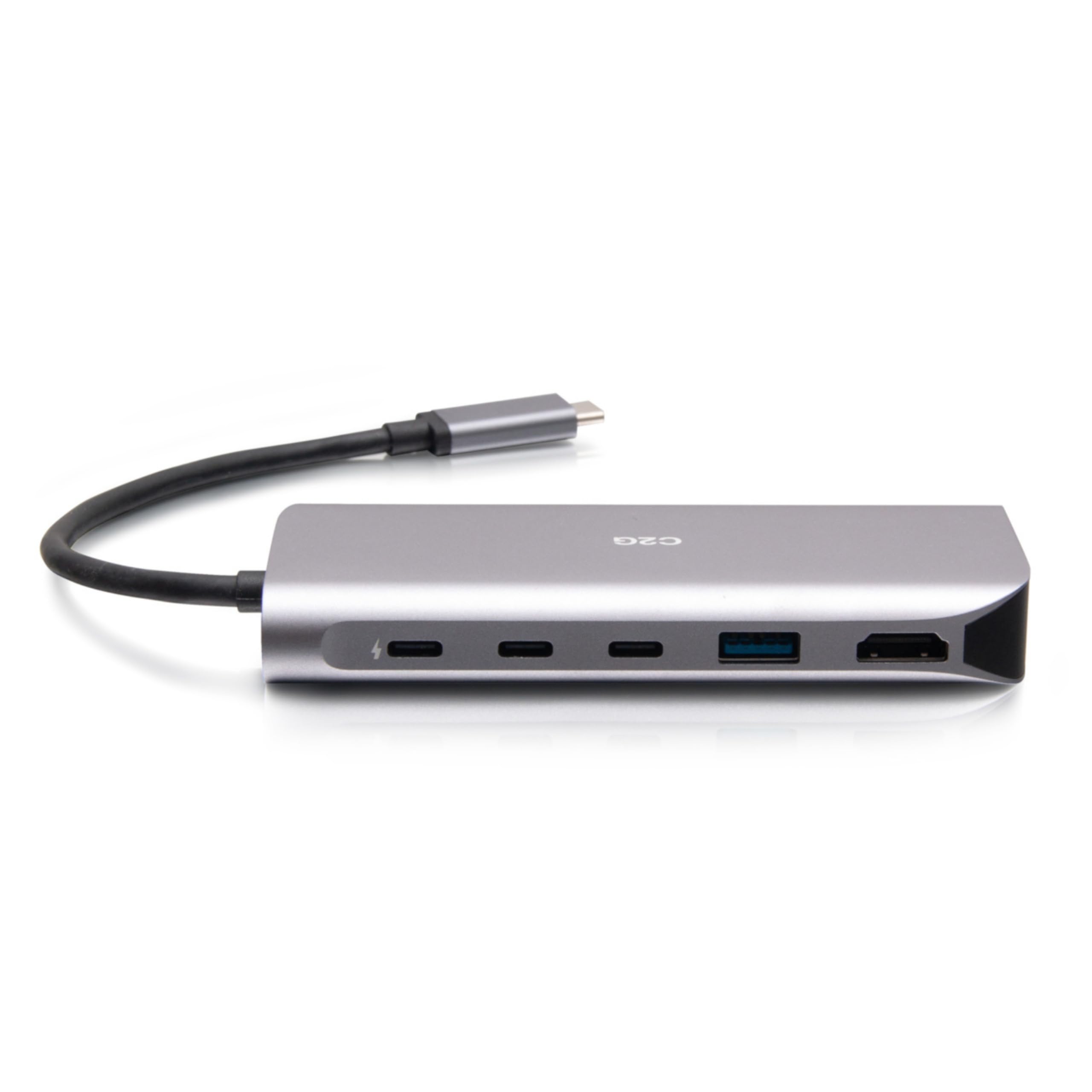 C2G USB-C® 4.0 6-in-1 Mini Docking Station with HDMI®, USB-A, Ethernet, and USB-C® 85W– 8K 60HZ