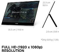 ViewSonic VX1655 15.6 inch Portable Monitor USB-C Mini-HDMI