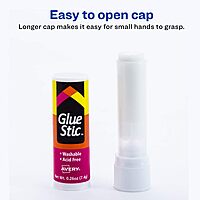 Avery Glue Stic White, 0.26 oz., Washable, Nontoxic, Permanent Adhesive, 1 Glue Stick (00161)