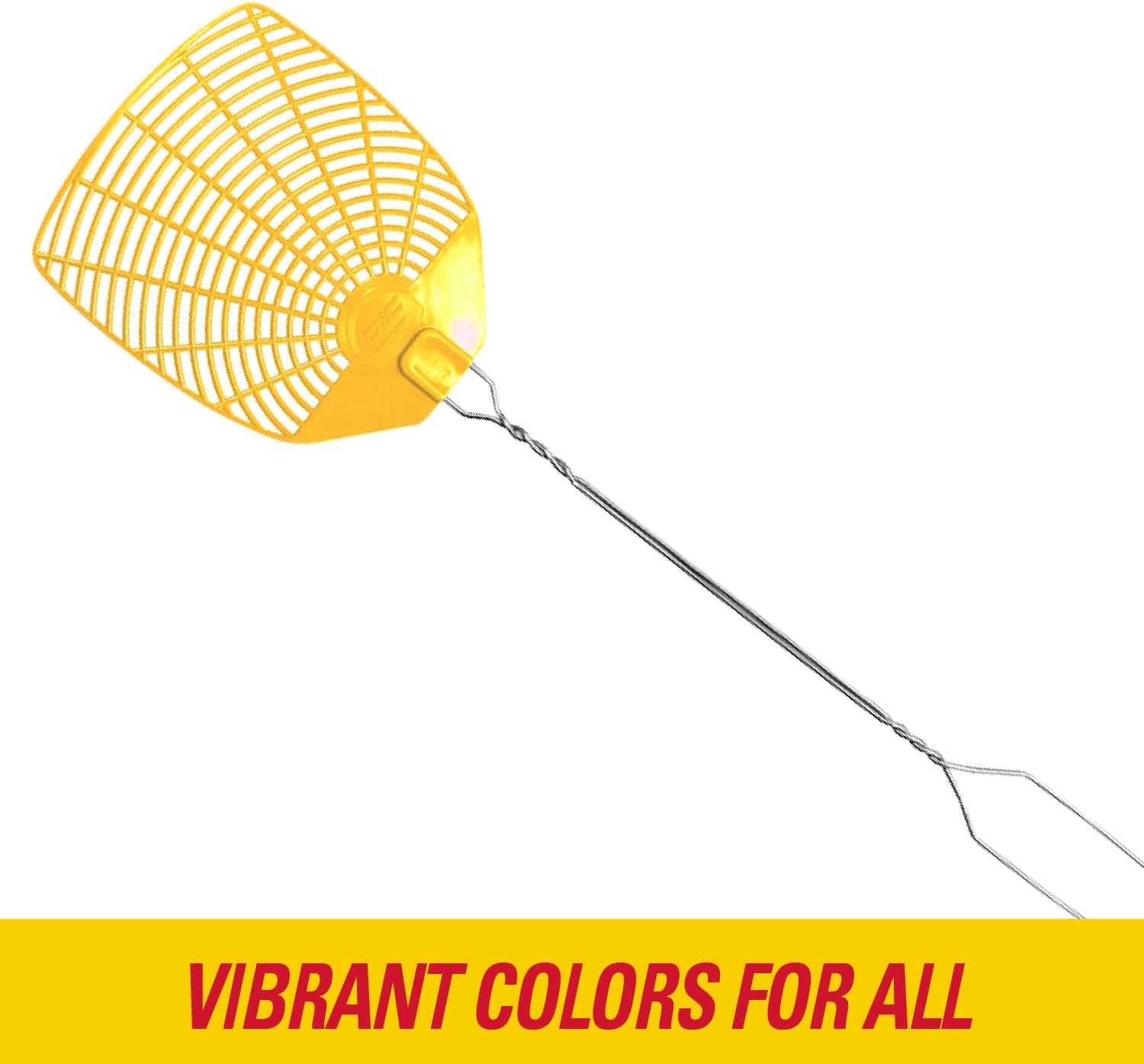 PIC Wire Handle Fly Swatters, Assorted Colors, Pack Of 2 Swatters