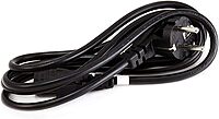 Monoprice Power Cord - CEE 7/7 SCHUKO to IEC 60320 C13, 18AWG, 5 Amp, H05VV-F, Black