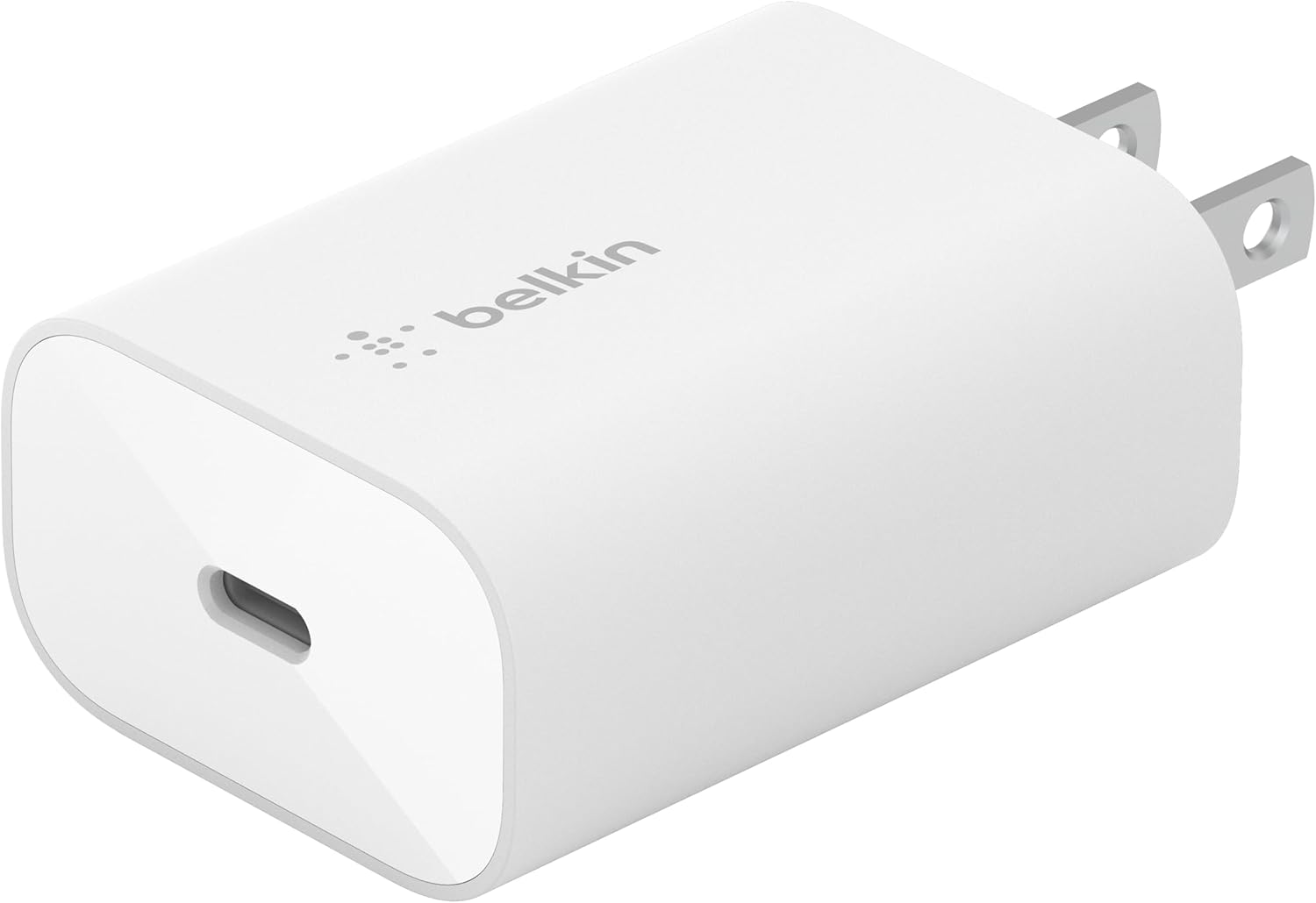Belkin USB C Charger Block 25W - Power Delivery PPS Super Fast Charging - Apple iPhone 16 Series, Samsung Galaxy S25, iPad