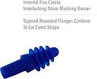 Howard Leight by Honeywell AirSoft Flanged Reusable Earplugs