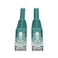 Eaton Tripp Lite Series Cat6 Gigabit Snagless Molded (UTP) Ethernet Cable (RJ45 M/M), PoE, Green, 20 ft. (6.09 m) - N201020GN