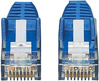 Tripp Lite Cat6 Ethernet Cable, RJ45 M/M Gigabit, Snagless, Molded, UTP, PoE, CMR-LP Patch Cable, 6 ft. Blue (N201P-006-BL)
