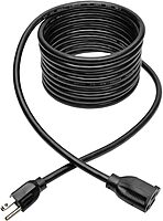 Tripp Lite Heavy-Duty Power Extension Cord, 14 AWG, 15A, 120V, NEMA 5-15P to NEMA 5-15R