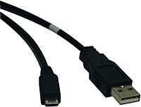 TRIPP LITE USB 2.0 A-to-Micro-B Cable (Male-to-Male)
