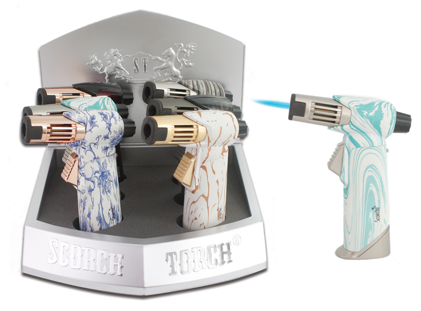 Scorch - Scorch Torch Turbo 90 Deg Torch - 6CT Display (61732)