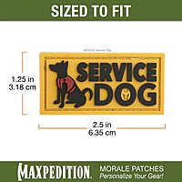 MAXPEDITION Service Dog 3D PVC Morale Patch