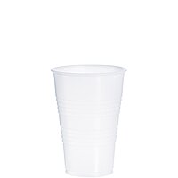 DART Y16T 16 oz Tall Trans Ribbed PS Cup (Case of 1000), translucent, "4.8""