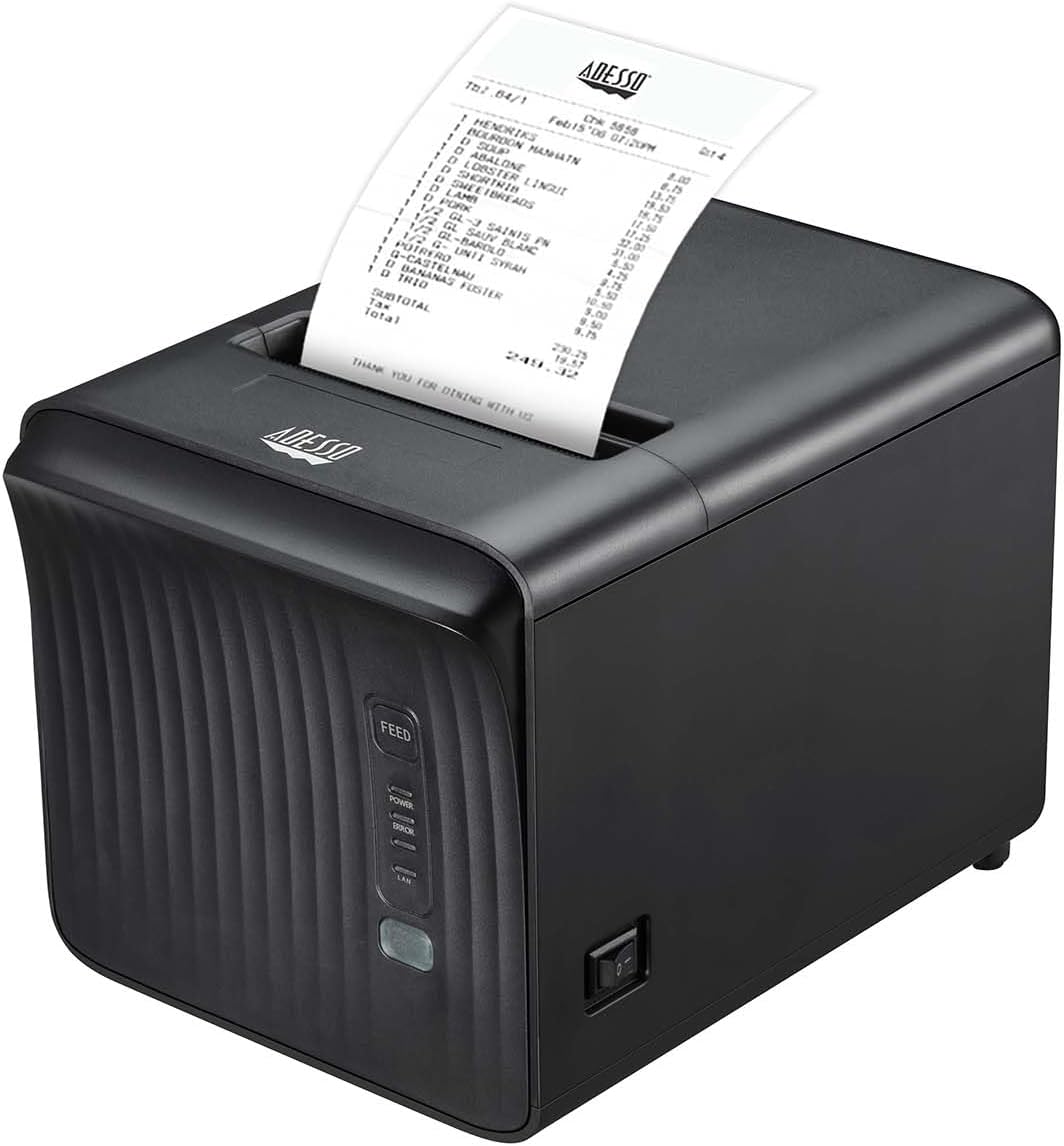 3" (80mm) Network Interface Thermal Receipt Printer with Autocutter, NuPrint 330, 250mm/s Printing Speed