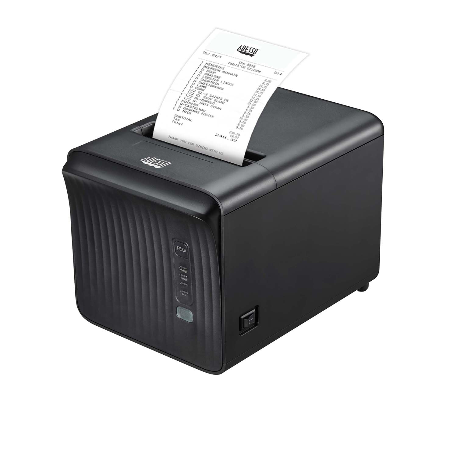 3" (80mm) Network Interface Thermal Receipt Printer with Autocutter, NuPrint 330, 250mm/s Printing Speed