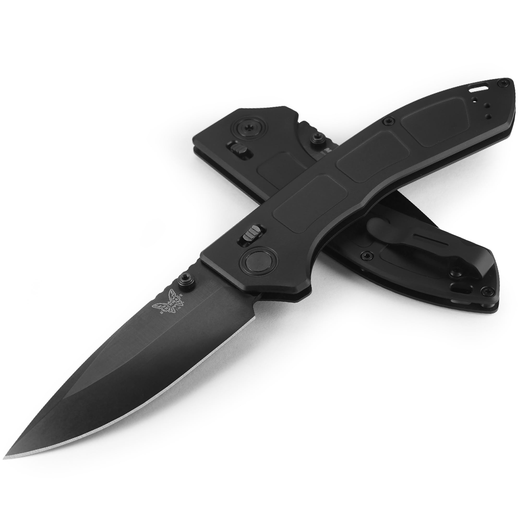 Benchmade - Narrows 748 EDC Knife with Black DLC Titanium Handle (748BK-01)