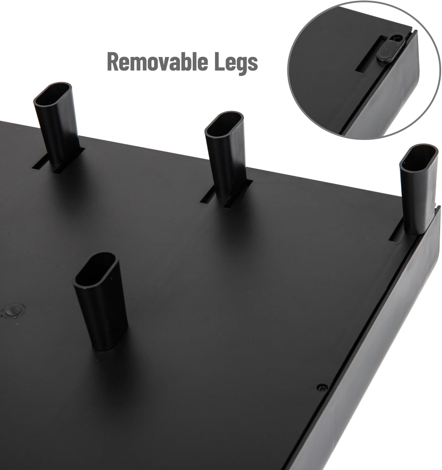 MIND READER Monitor Stand, Desktop Organizer with 3 Drawers, Plastic Riser, 13.5"L x 13"W x 4"H