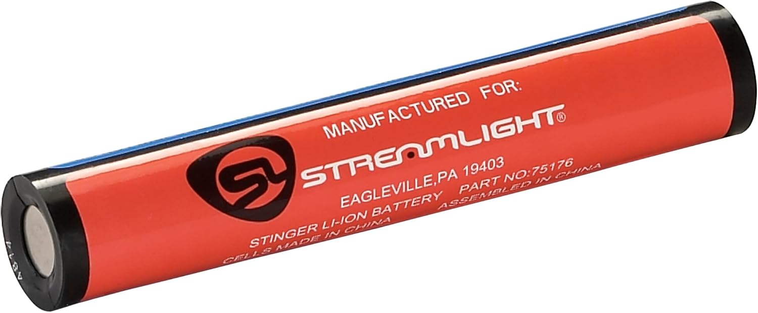 Streamlight 75176 Lithium Ion Battery for The Stingers Except UltraStinger, PolyStinger LED HAZ-LO, Stinger Switchblade