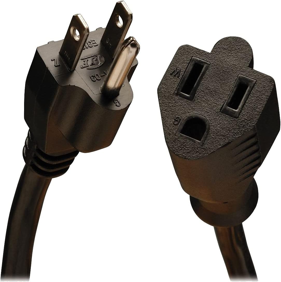 TRIPP LITE Power Extension Cord, 16 AWG, NEMA 5-15P to 5-15R, 13A 120V