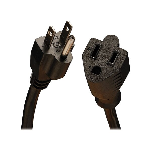 TRIPP LITE Power Extension Cord, 16 AWG, NEMA 5-15P to 5-15R, 13A 120V