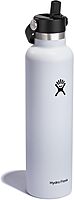 Hydro Flask Insulated Stainless Steel Water Bottle with Flex Straw Cap