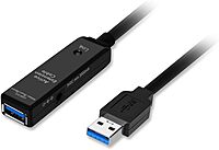 SIIG USB 3.0 Active Repeater Cable 33 Feet, USB Extension Cable for USB Flash Drive, Hard Drive, VR, Printer