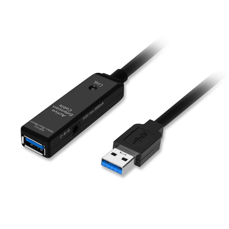 SIIG USB 3.0 Active Repeater Cable 33 Feet, USB Extension Cable for USB Flash Drive, Hard Drive, VR, Printer