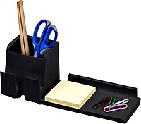 Bostitch Office Konnect Charging Station Desk Organizer Base, USB Phone Stand Compatible with Cell Phones & Tablets, Black