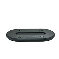 Scanstrut DS-LP-MULTI-BLK Low-Profile Multi Cable Seal, Black Anodized Aluminum — Fits Cables up to 15mm