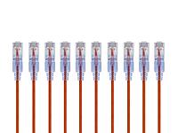Monoprice SlimRun Cat6A Ethernet Patch Cable - 30AWG UTP Snagless RJ45 10G