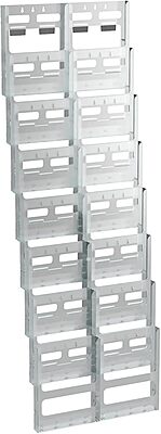 AZAR DISPLAYS Wall-Mount Brochure Holder