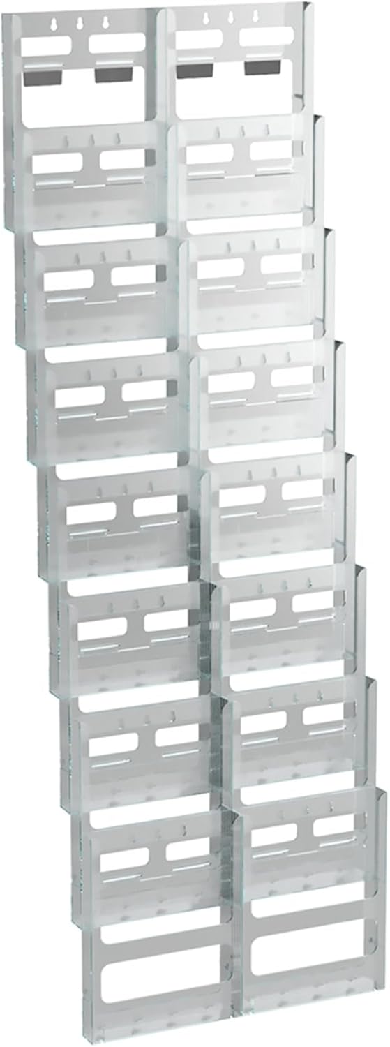 AZAR DISPLAYS Wall-Mount Brochure Holder