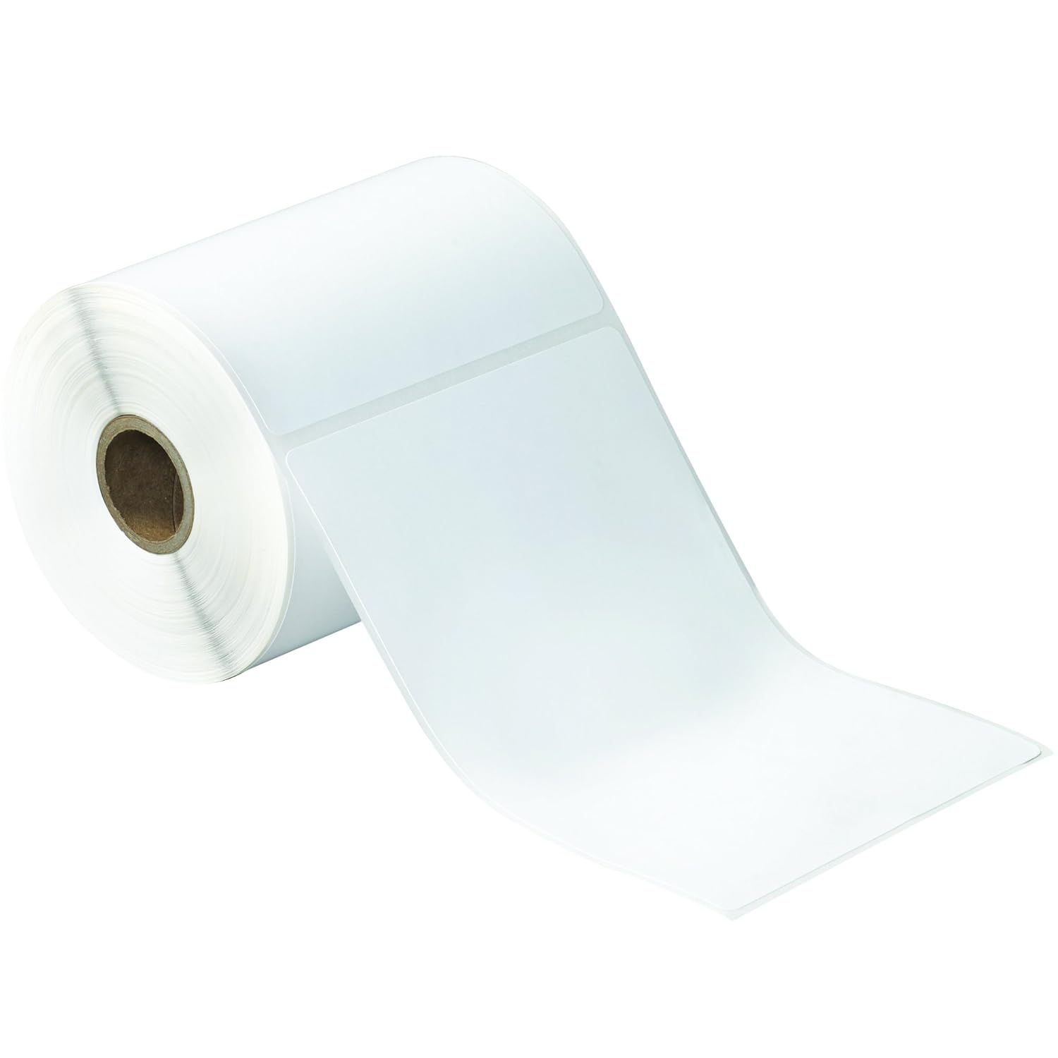 Partners Brand Desktop Direct Thermal Transfer Labels, THD114, Rectangle, 4in x 6in, White, Pack Of 12 Rolls